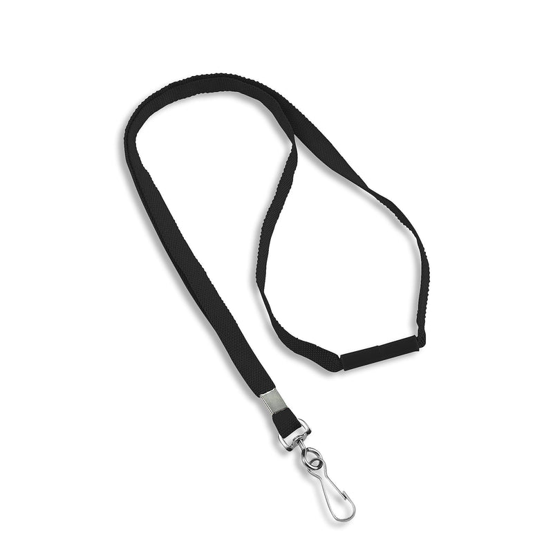 IDville Lanyards, Black, 25/Pack (1343500BKH31)