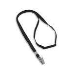 IDville Lanyards, Black, 25/Pack (1343500BKC31)