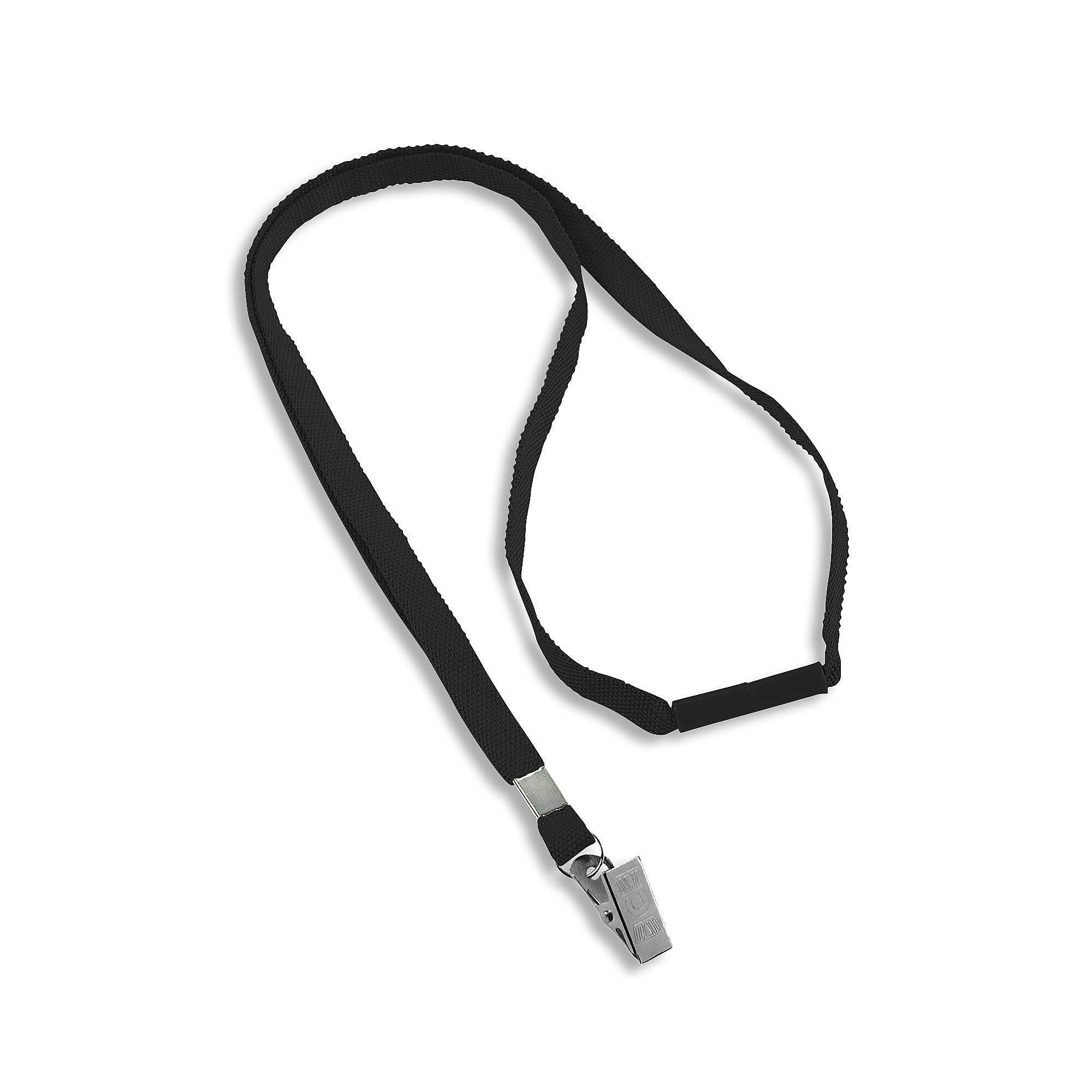 IDville Lanyards, Black, 25/Pack (1343500BKC31)