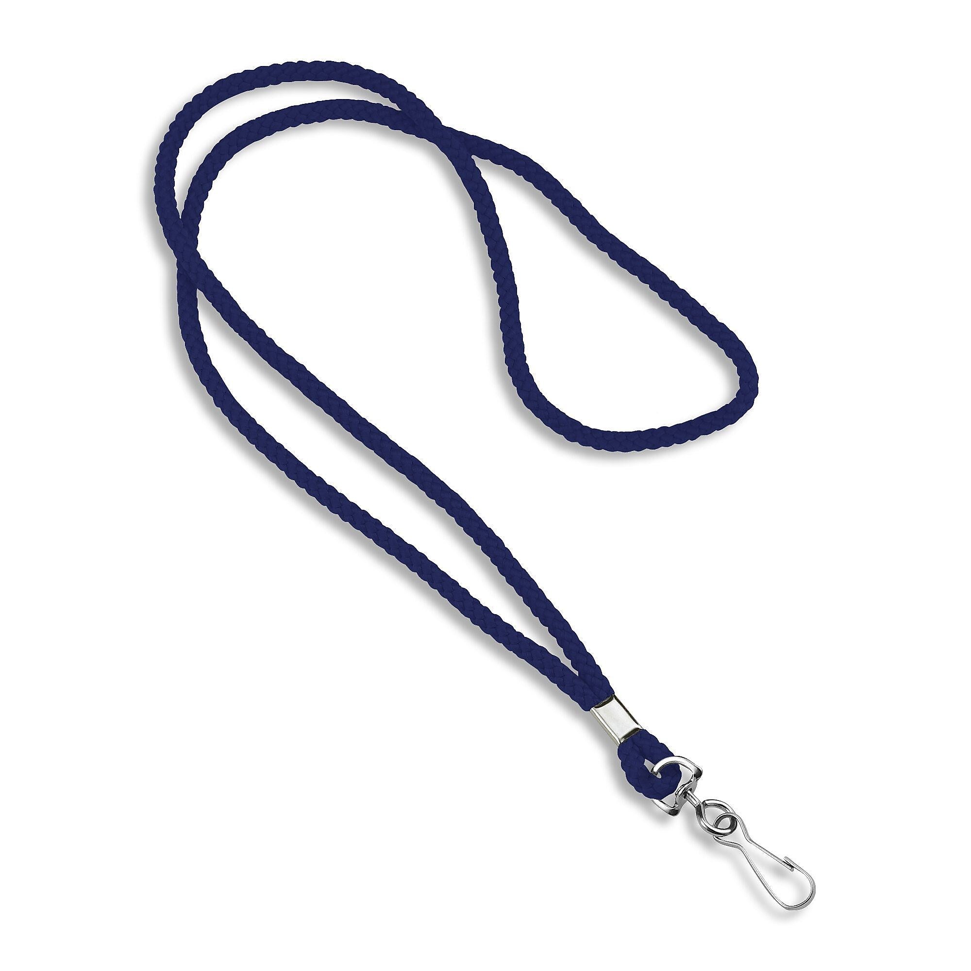 IDville Lanyard with Badge Attachment, Blue, 25/Pack (1343501BLH31)