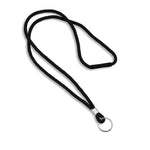 IDville Lanyard with Badge Attachment, Black, 25/Pack (1343502BKR31)