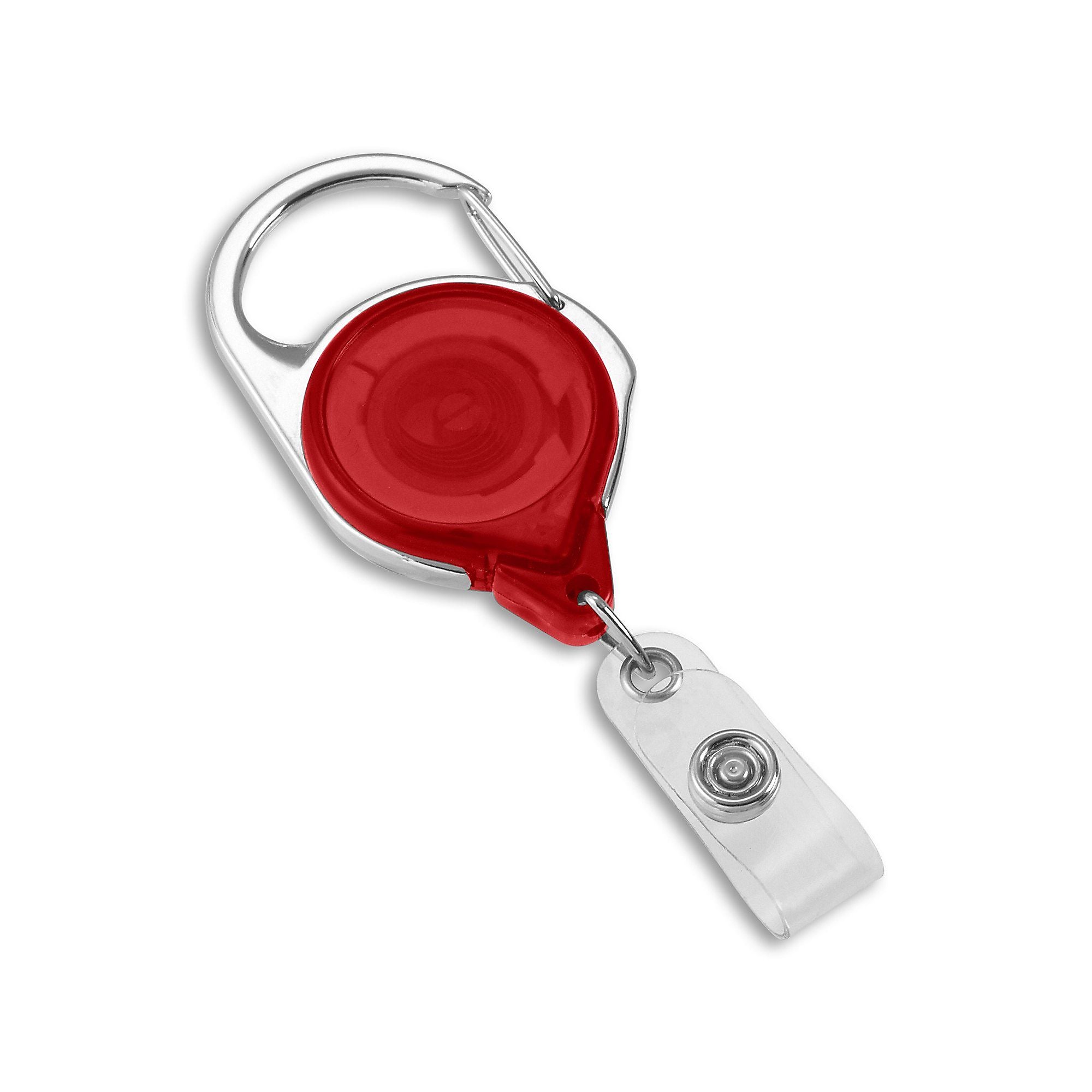 IDville Clip On ID Badge Holder, Red, 25/Pack (1347572RD31)