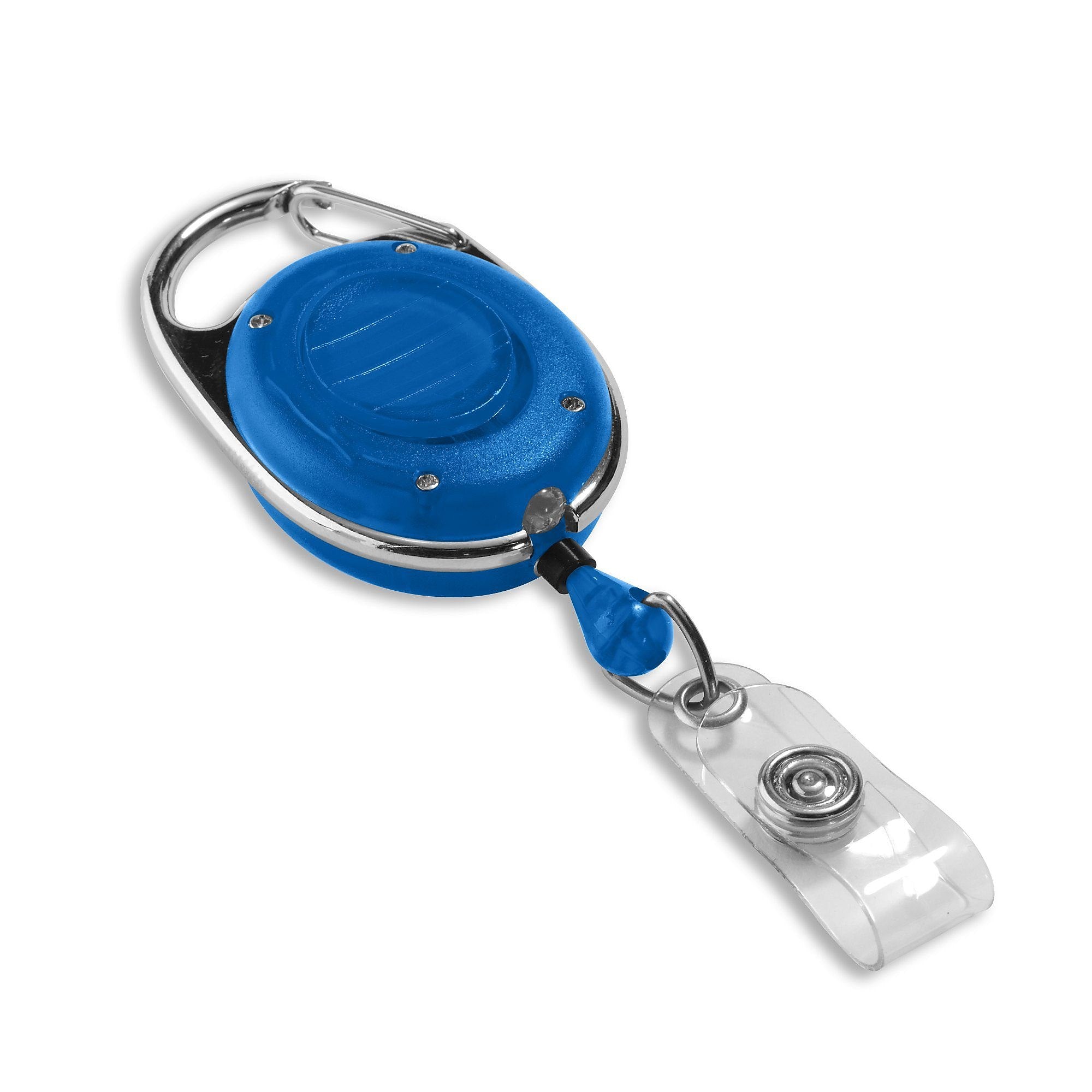 IDville Clip On Badge Reels, Blue, 25/Pack (1347560BL31)