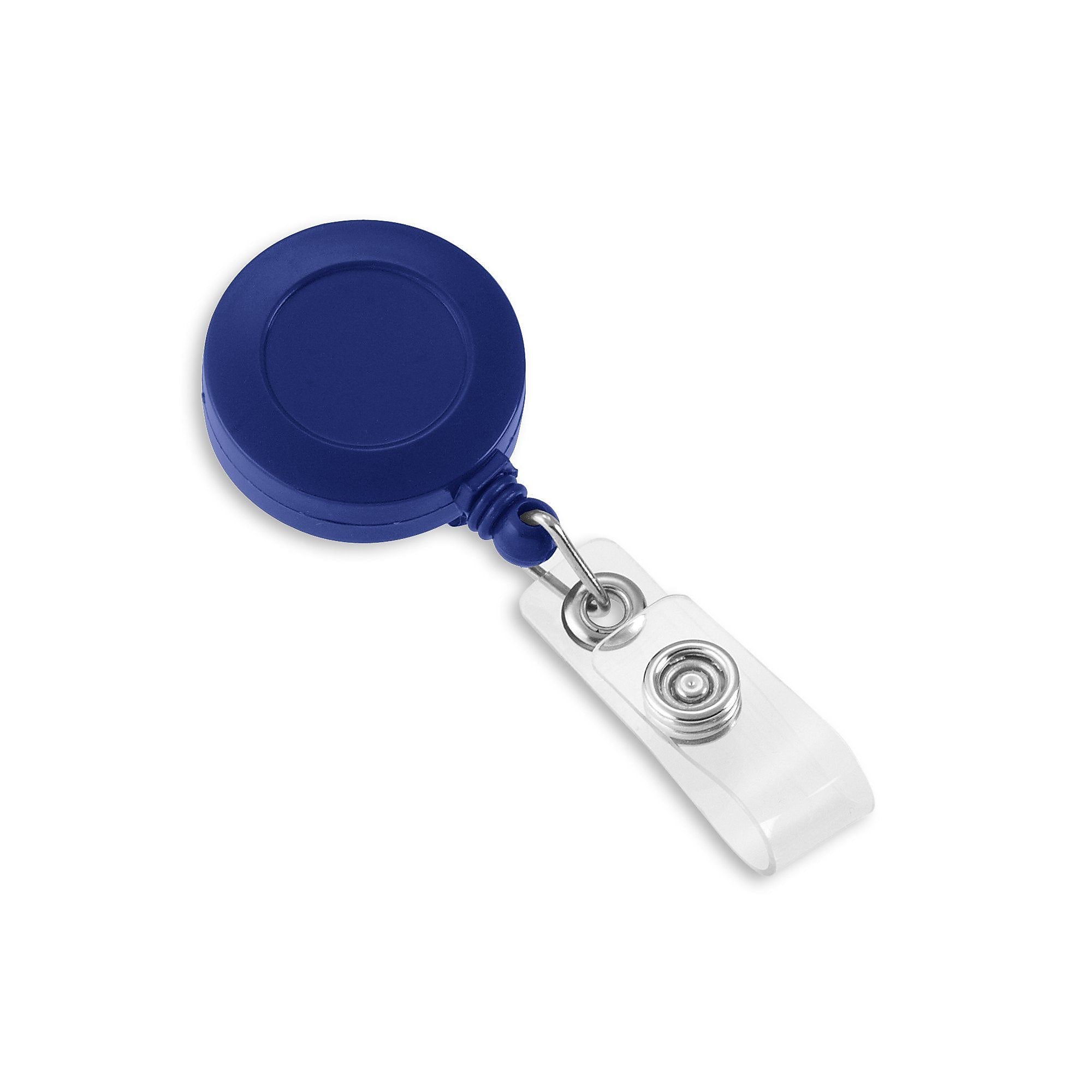IDville Pocket Slide Badge Reels, Blue, 25/Pack (1342811BL31)