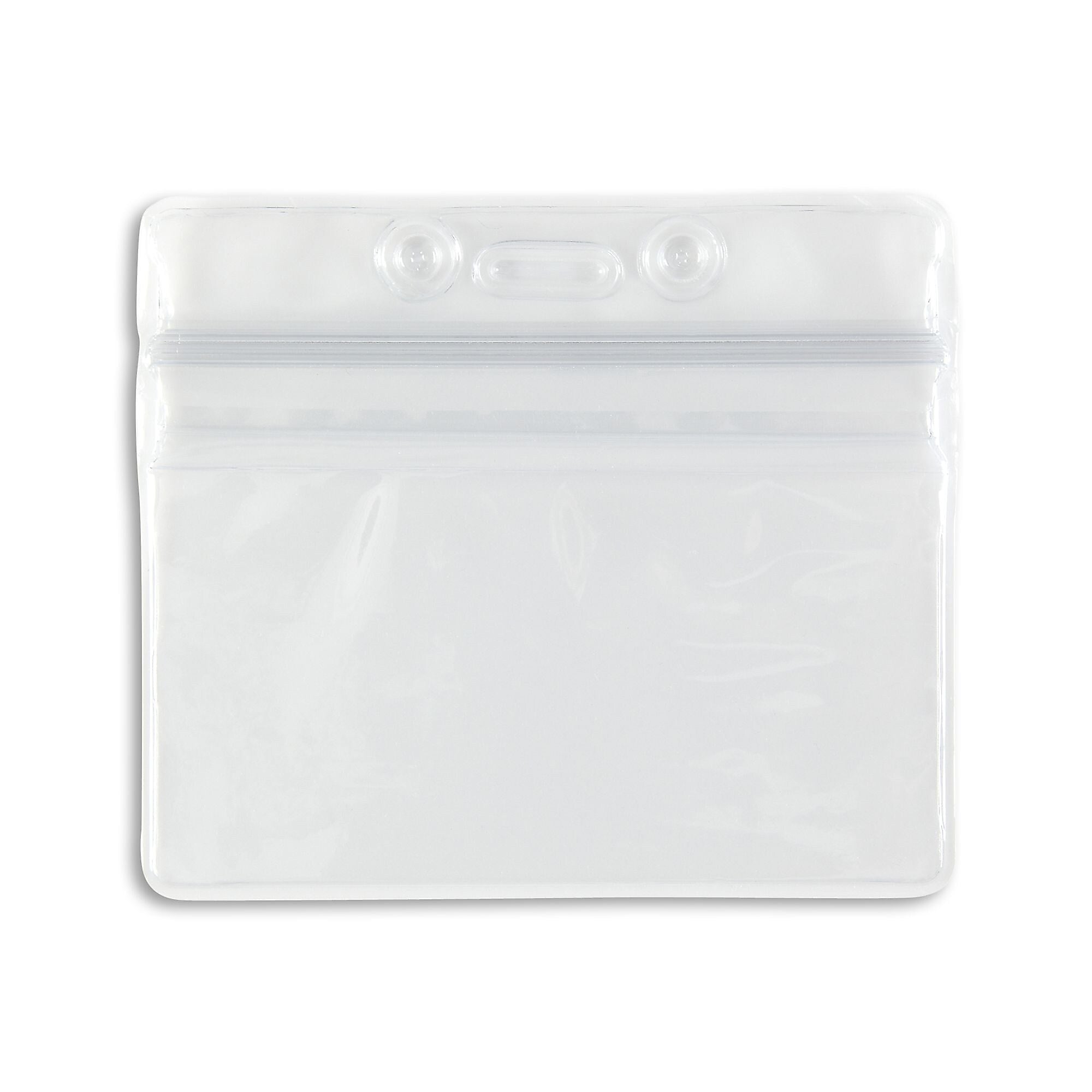 IDville Lanyard ID Badge Holder, Clear, 50/Pack (1347030CL31)
