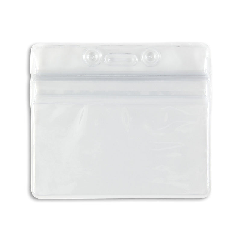 IDville Lanyard ID Badge Holder, Clear, 50/Pack (1347030CL31)