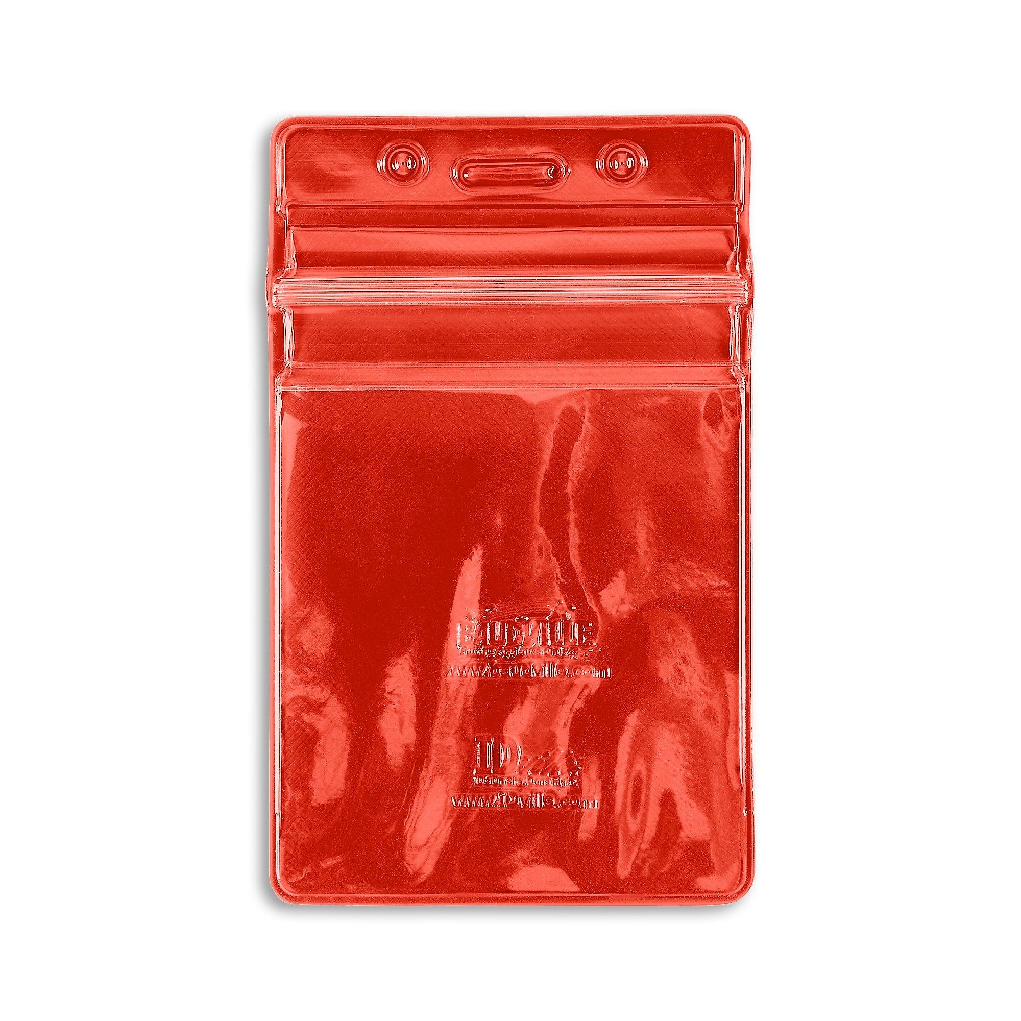 IDville Lanyard ID Badge Holder, Red, 50/Pack (1347026RD31)