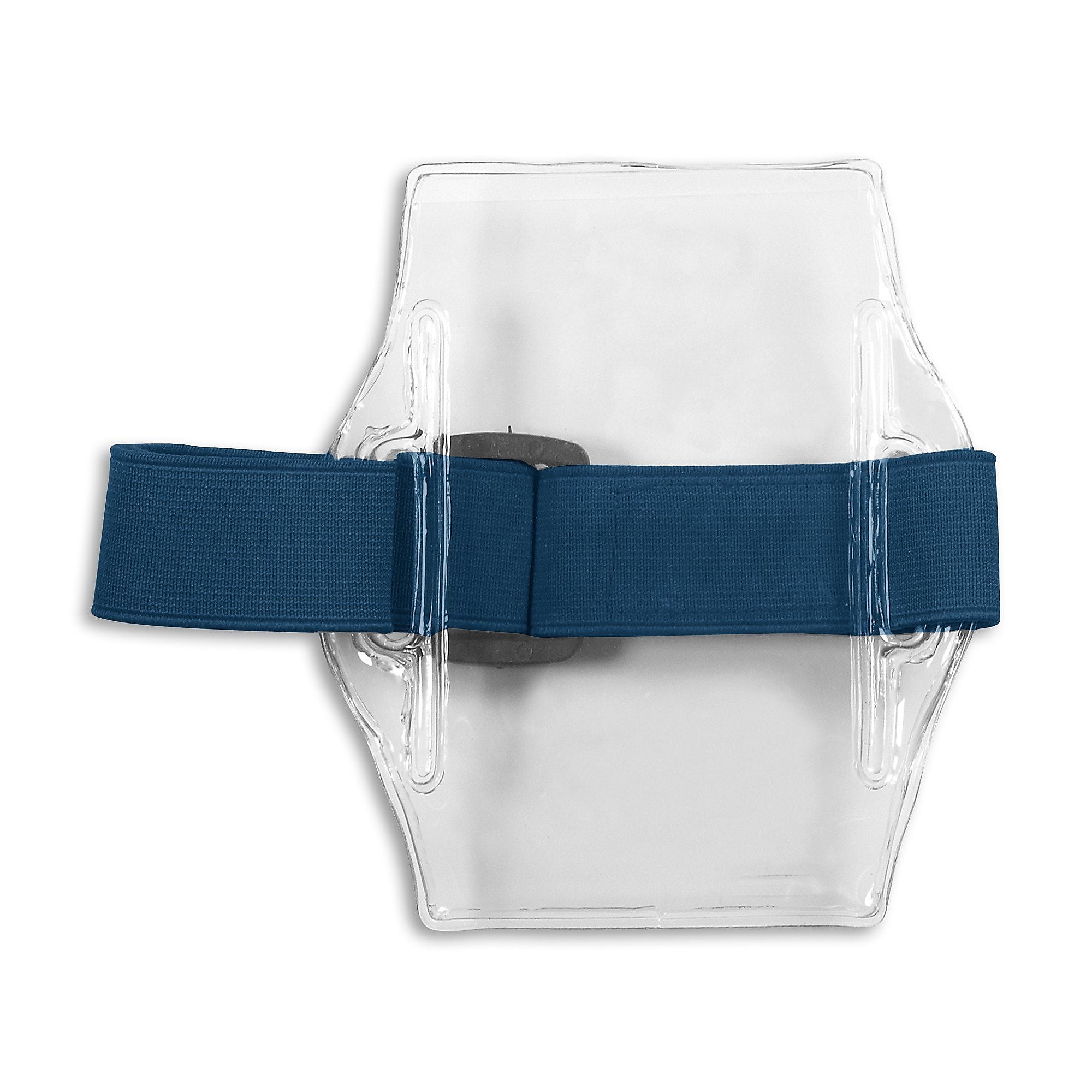 IDville Armband ID Badge Holder, Blue/Black, 10/Pack (1345237BL31)