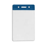 IDville Color Bar Lanyard ID Badge Holder, Royal Blue, 50/Pack (1345266RB31)
