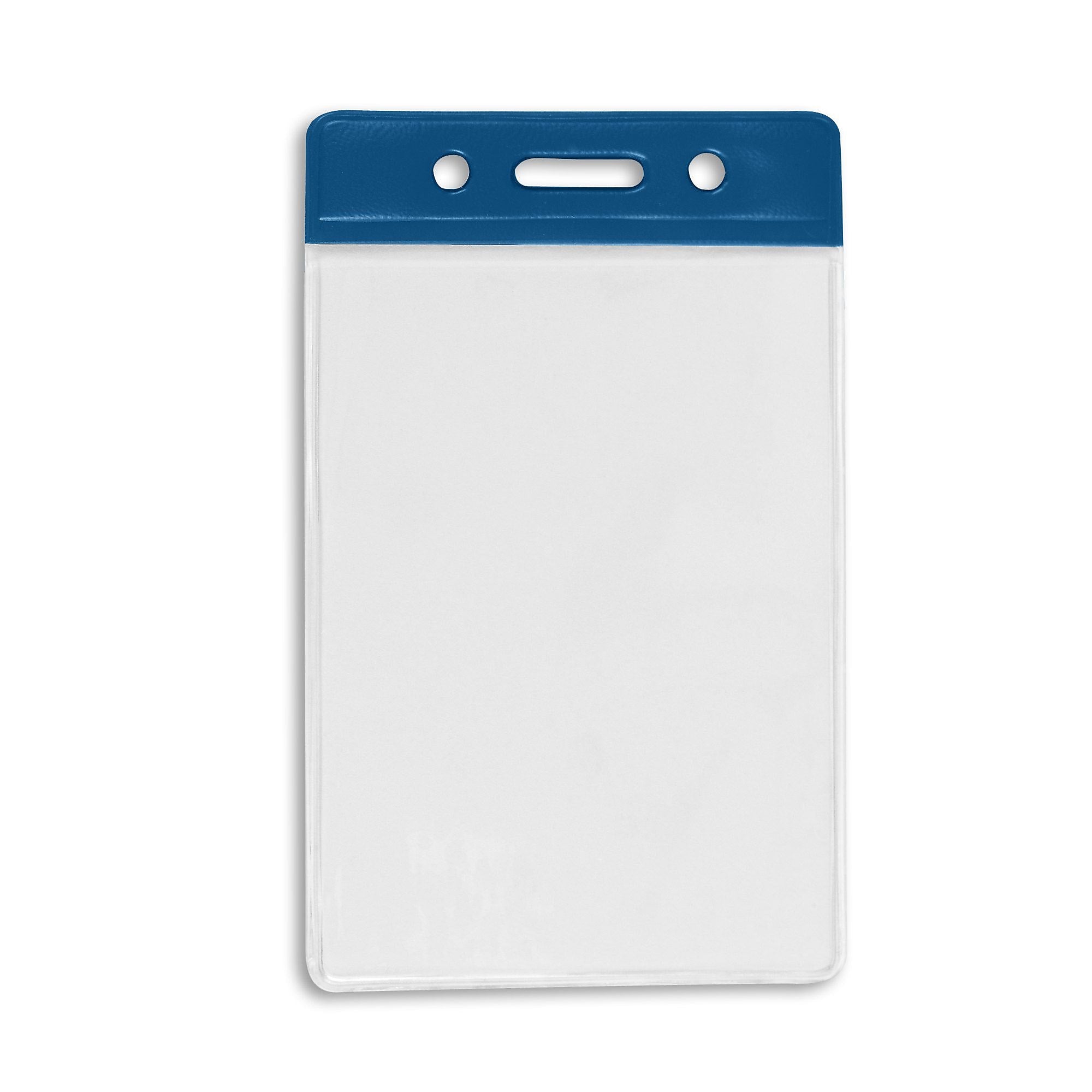 IDville Color Bar Lanyard ID Badge Holder, Royal Blue, 50/Pack (1345266RB31)