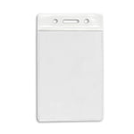 Idville Color Bar ID Badge Holders, White, 50/Pack (1345266WT31)