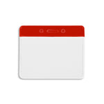 IDville Color Bar Lanyard ID Badge Holder, Red, 50/Pack (1343821RD31)