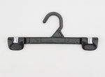 Nahanco 10" Plastic Snap Grip Skirt/Slack Hanger, Plastic Hook, Black, 200/Pack (2681-10)