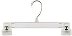 Nahanco 8" Plastic Pinch Grip Skirt/Slack Hanger, Clear, 200/Pack (6008)