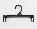 Nahanco 9 1/2" Plastic Skirt/Slack Hanger, Black, 100/Box (H29B)