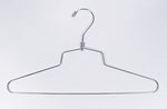 Nahanco 12" Metal Shirt/Dress Hanger, Chrome, 100/Pack (SLD-12)