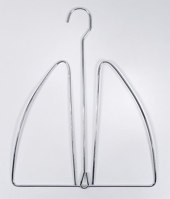Nahanco Metal Hat Hanger, Brushed Chrome Hook, 100/Pack (SLHAT)