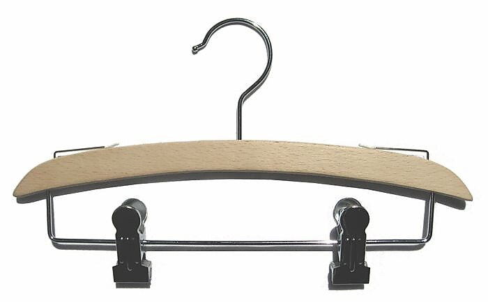 Nahanco 11 7/8" Beech Wood Intimate Apparel Hanger, 100/Box (NH11)