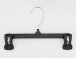 Nahanco 10" Plastic Pinch Grip Skirt/Slack Hanger, Black, 200/Pack (6010B)