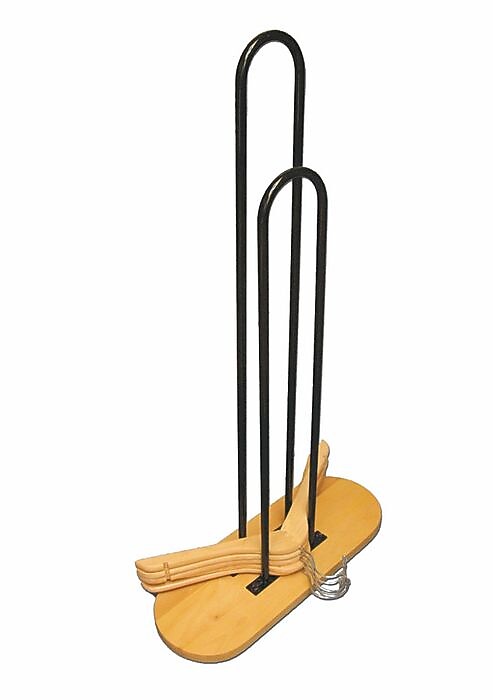Nahanco 34" Deluxe Wood Hanger Stacker, Natural (101N-WD)