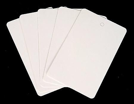 NAHANCO 1 3/4" x 2 7/8" Blank Price Tag, White, 250/Pack