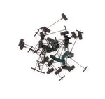 Nahanco 1/2" Economy Standard Fastener, Black, 5000/Pack (954718)