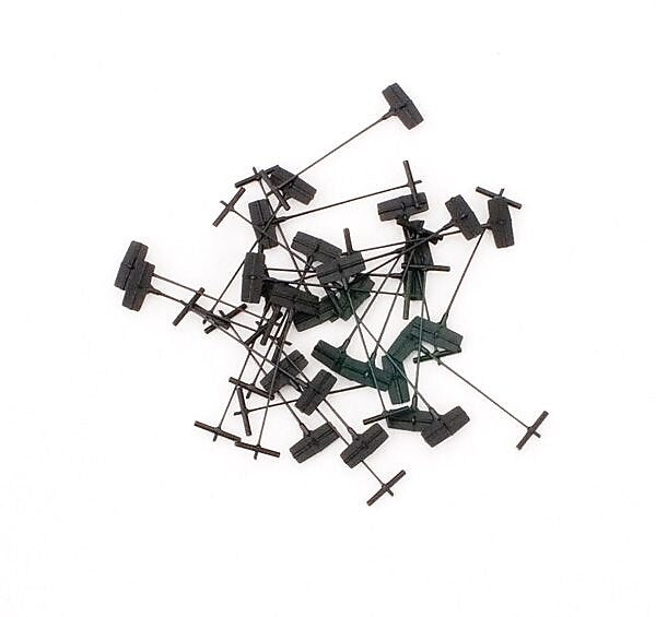 Nahanco 1/2" Economy Standard Fastener, Black, 5000/Pack (954718)