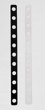 Nahanco 16" Coordinate Display Hanger Strip, Clear, 50/Pack (PB16)
