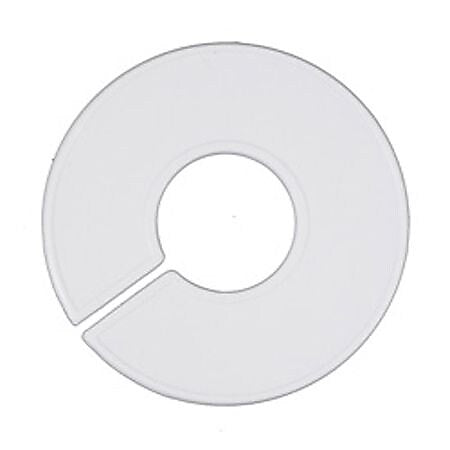 Nahanco 3 1/2" Plastic Dividers, White (CWHT-BLANK)