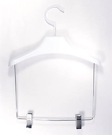 Nahanco 12" Display Hanger, White, 12/Pack (WSK8124W)