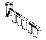 NAHANCO Square Tubing 5 Hook Waterfall, White (WTE5H)