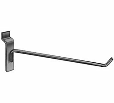 Nahanco 4" Wire Thin Line Slatwall Hook, Chrome, 12/Pack (XT4)