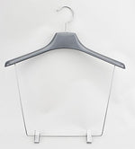 Nahanco 17 1/4" Plastic Display Hanger, Pewter, 12/Pack (PSK10174C)