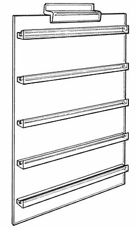 NAHANCO Jewelry Card Displayer,12”W x 12.5”H (J2387)