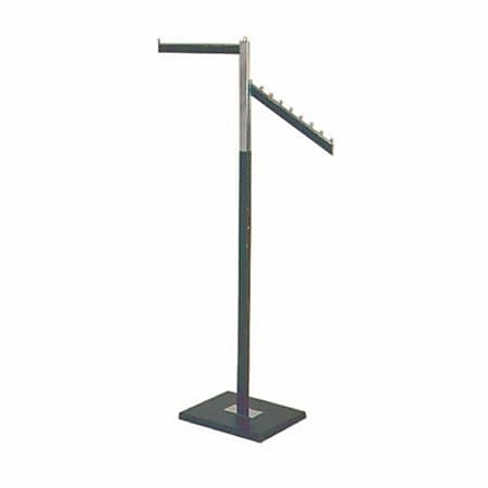 Nahanco 2 Way Rectangular Tubing Garment Rack, Black (B91)