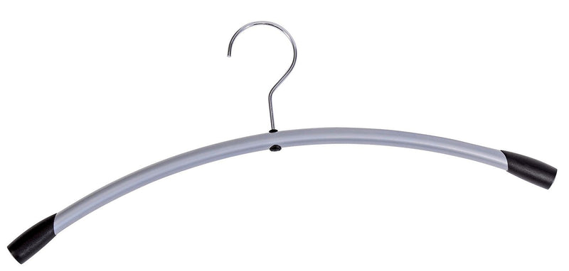 Alba Metallic Coat Hanger, Gray/Black