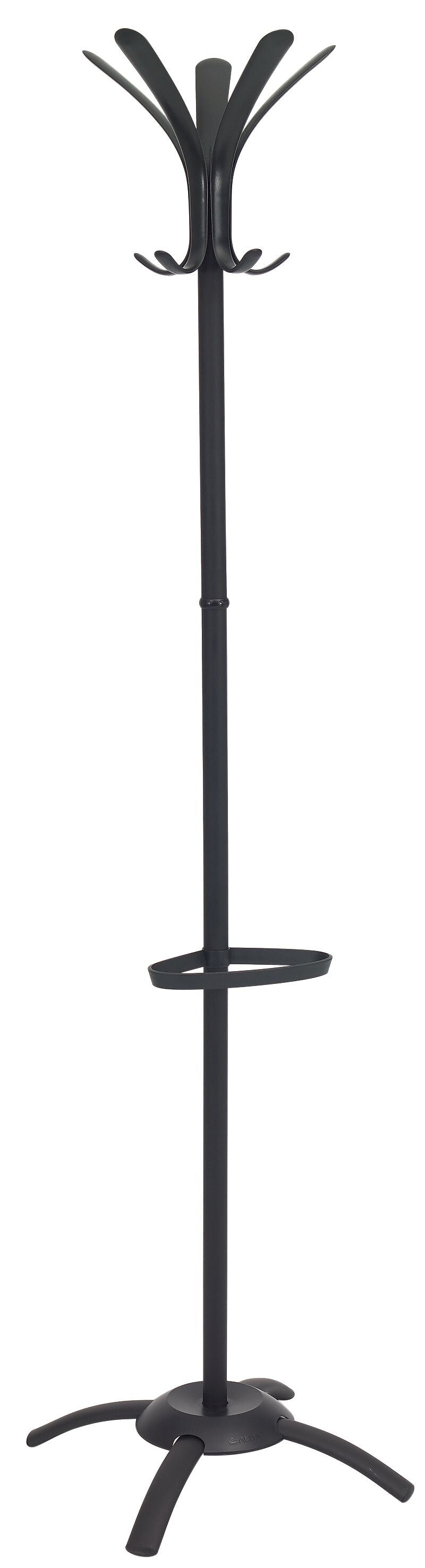 Alba Fashionable Floor Coat Stand, Black (PMCLEON)