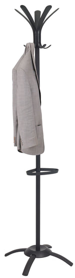 Alba Fashionable Floor Coat Stand, Black (PMCLEON)