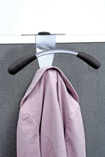 Alba American Over the Panel Coat Hook, Silver  (PMMOUSPART)