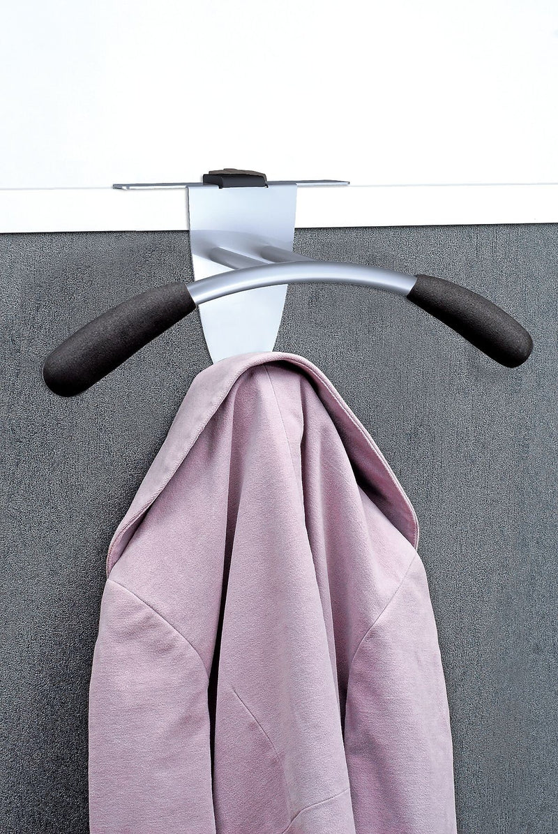 Alba American Over the Panel Coat Hook, Silver  (PMMOUSPART)