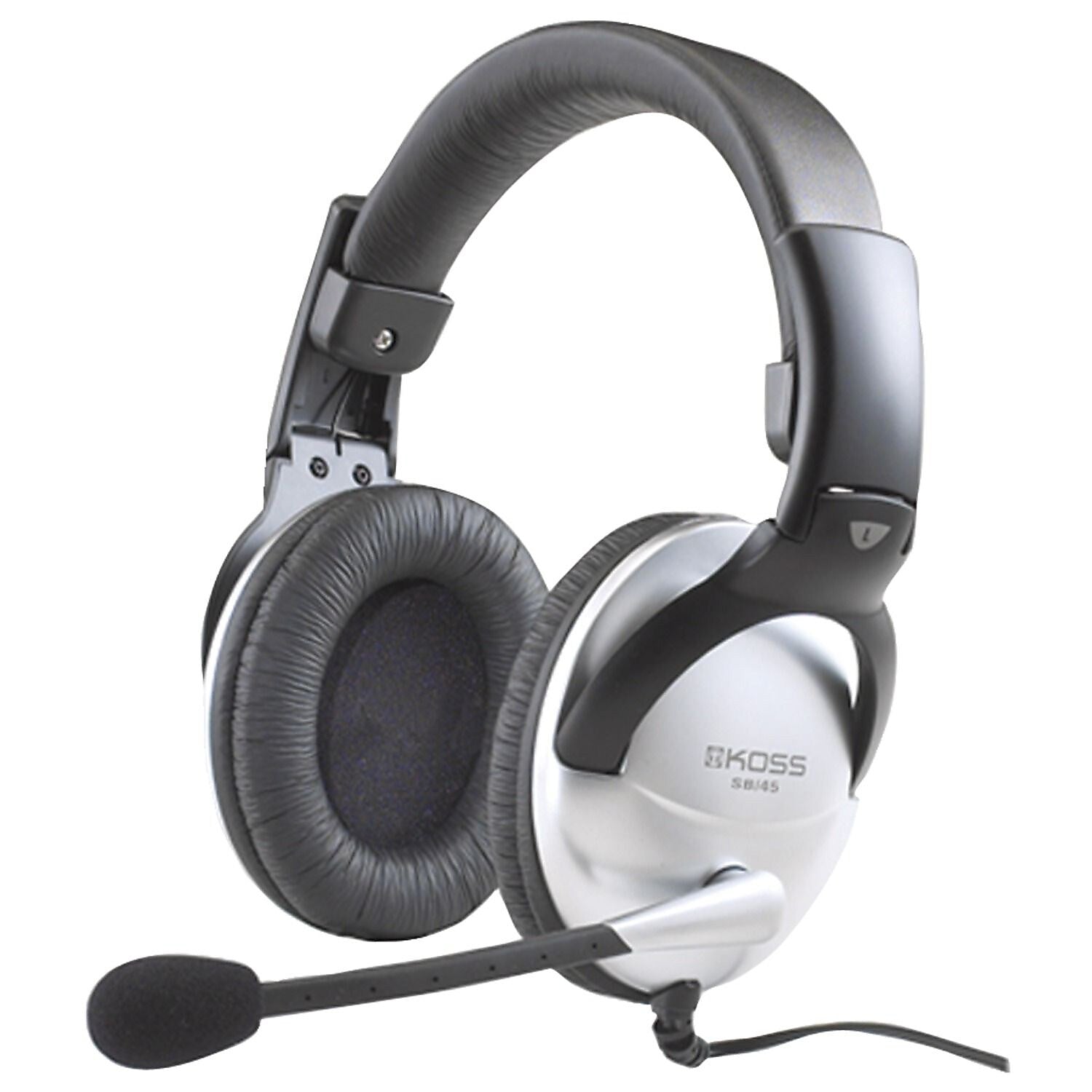 Koss 159203 S-B45 Communication Headsets, White (SB45)
