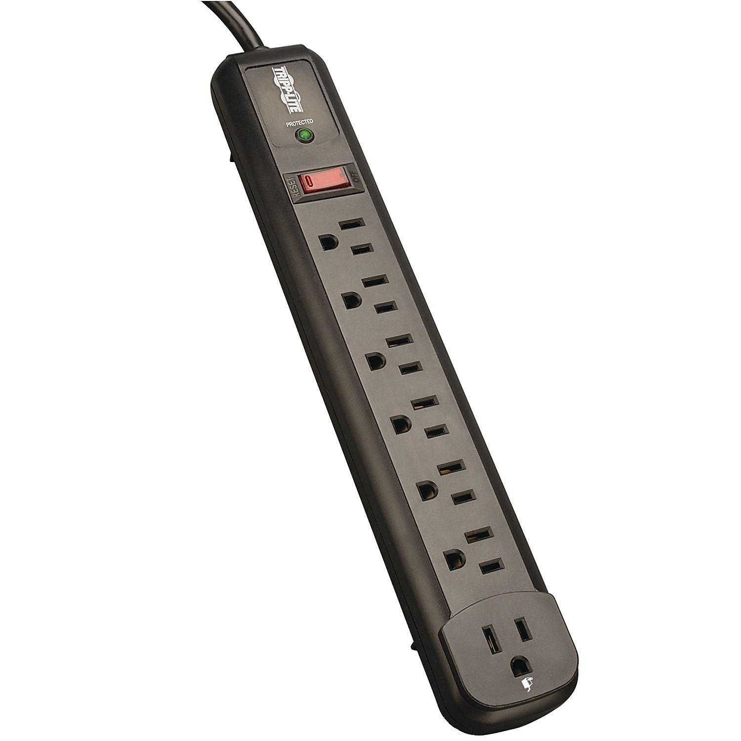 Tripp Lite PROTECT IT! 7-Outlet 540 Joule Surge Suppressor With 4' Cord (TRPTLP74RB)