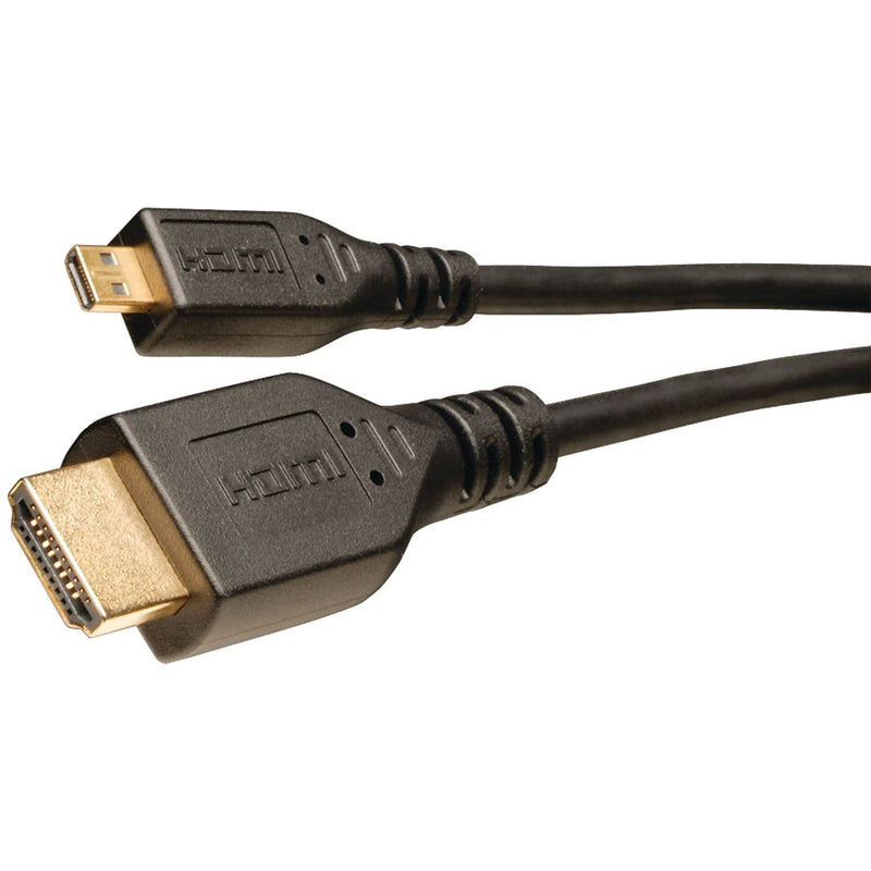 Tripp Lite 6' HDMI™ to Micro HDMI™ High Speed With Ethernet Video / Audio cable, Black