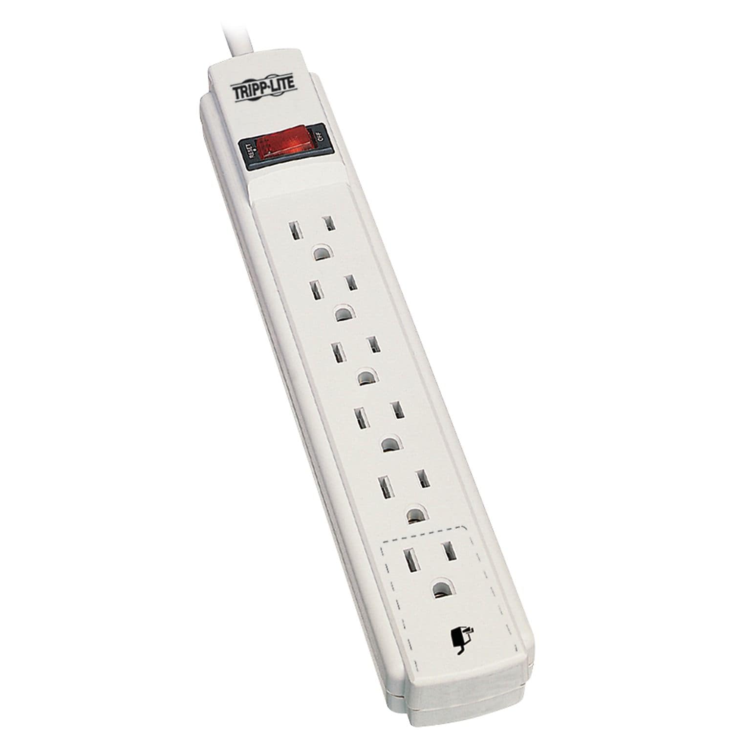Tripp Lite Power It 6-Outlet Power Strip with 15 ft. Cord