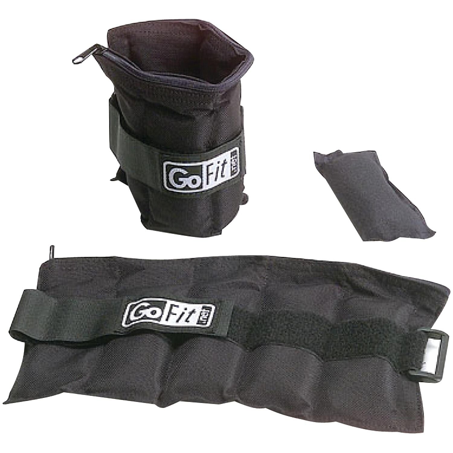Gofit Ankle Weights, Black (GF-10W)