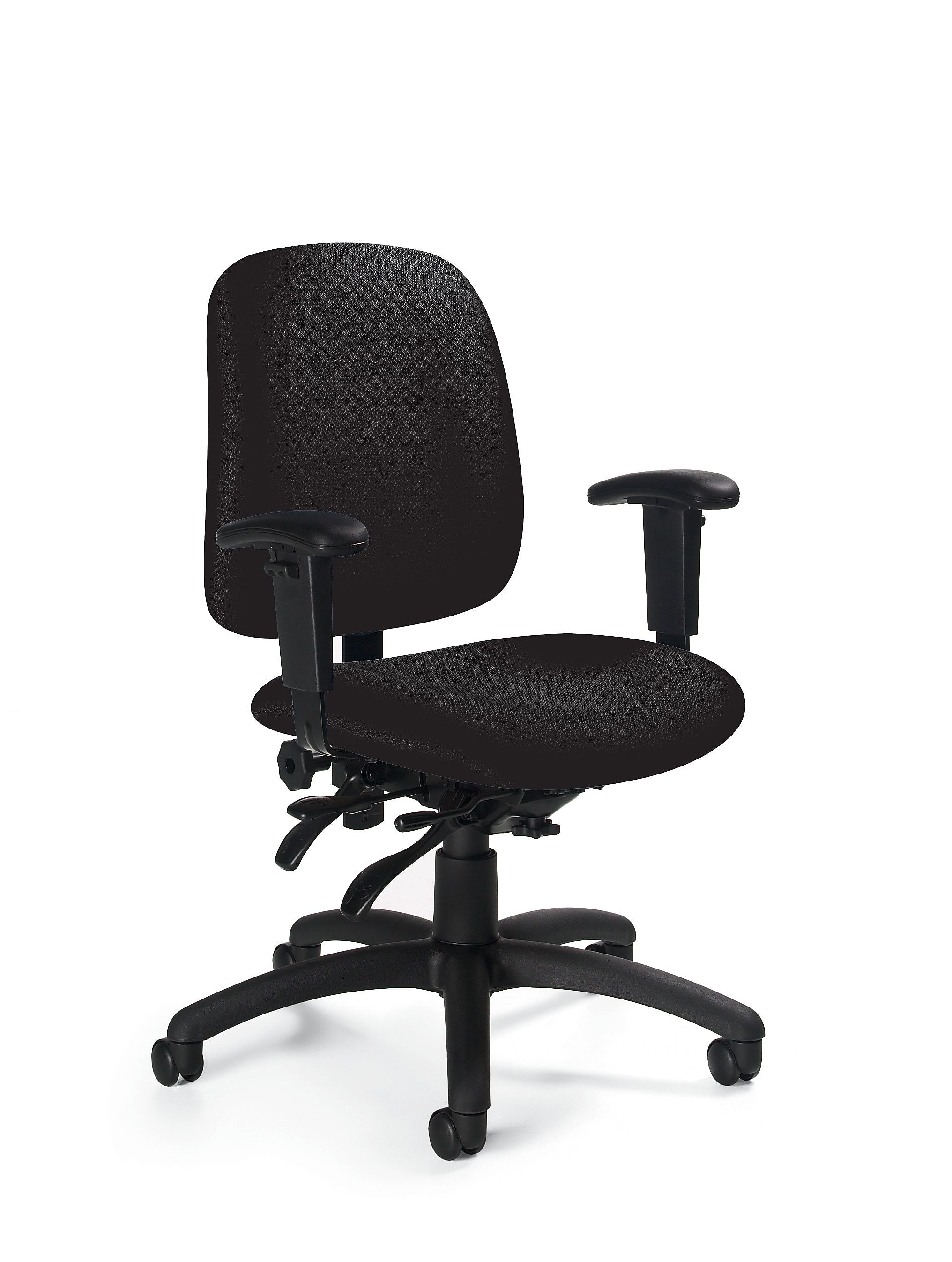 Global Goal Urban Fabric Low Back Multi Tilter Task Chair, Boardwalk