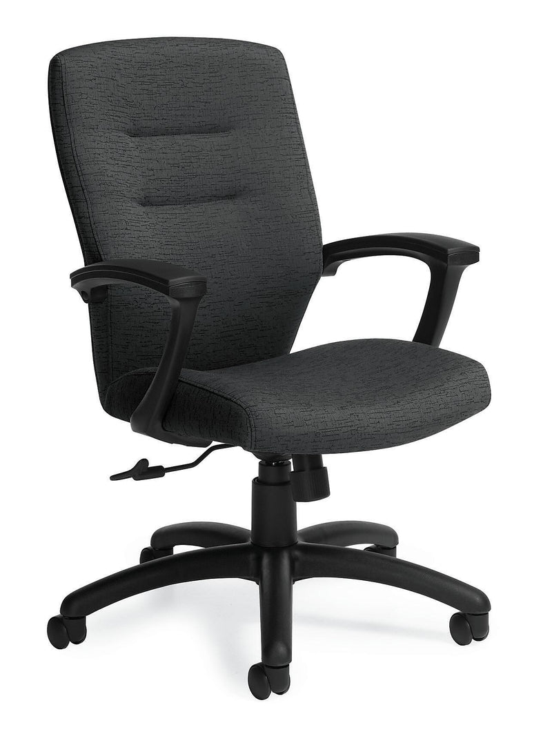 Global Synopsis Urban Fabric Medium Back Tilter Chair, Gravel Road