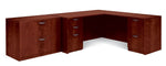 Global Superior BUNDLE14 Workstation, Dark Cherry