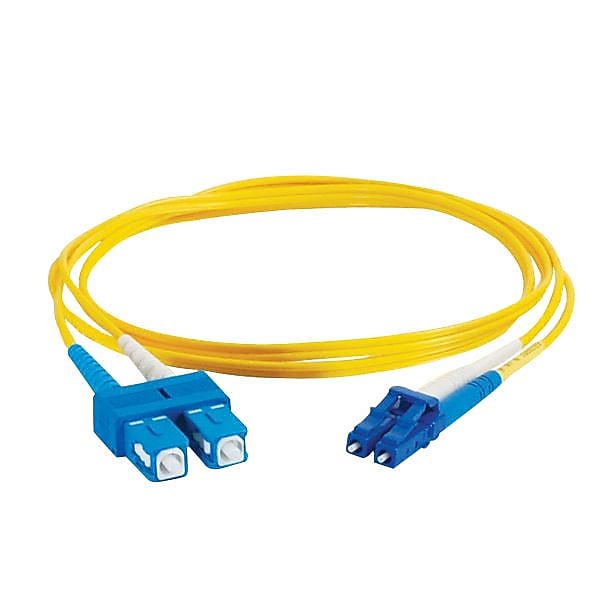 CyberData C2G 1m LC/SC Duplex Single-Mode Patch Cable