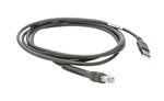 Honeywell® 9.84' USB Type A Coiled Cable for Xenon 1900 Scanner, Black (CBL-500-300-C00)